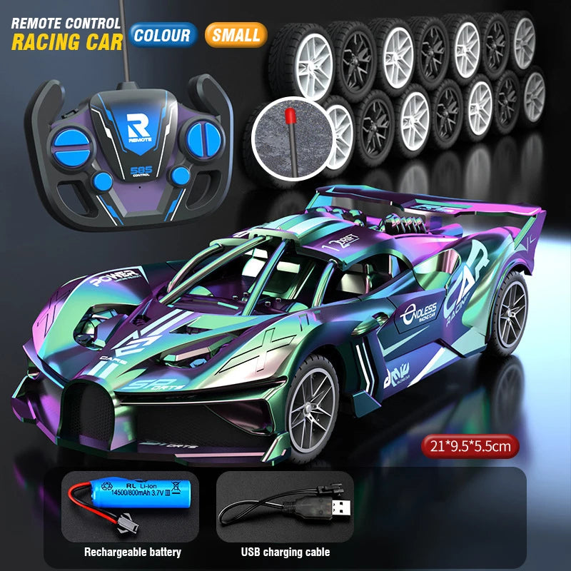 Auto RC Deportivo de Alta Velocidad con Control Remoto para Niños