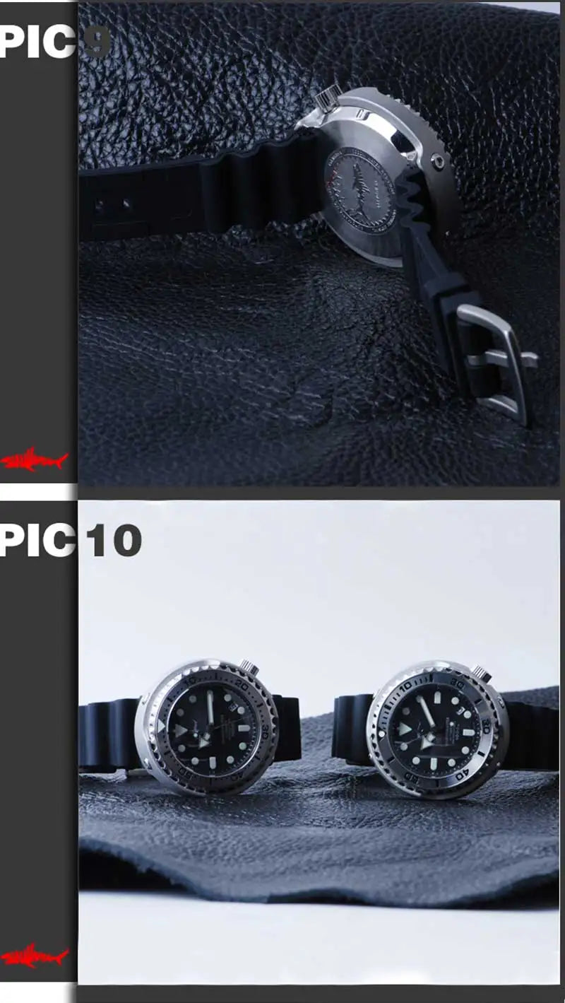 Reloj de Buceo Mecánico HEIMDALLR Tuna 1000M con Movimiento NH35A