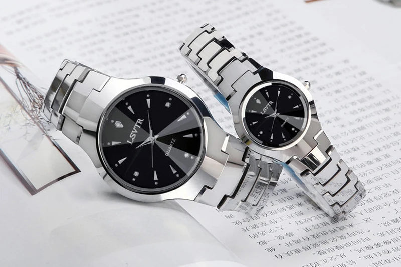 YIKAZE Reloj de Cuarzo de Lujo para Parejas