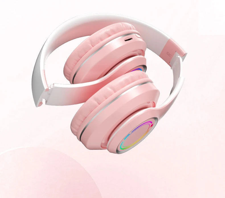 Auriculares Bluetooth Infantiles con Luces LED y Micrófono