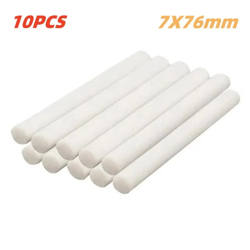 Filtros de repuesto para humidificador USB H09, esponja de algodón 7×76 mm