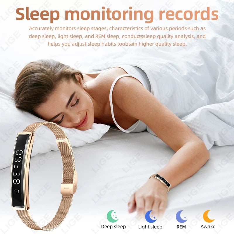 Reloj Inteligente con Podómetro y Monitor de Sueño