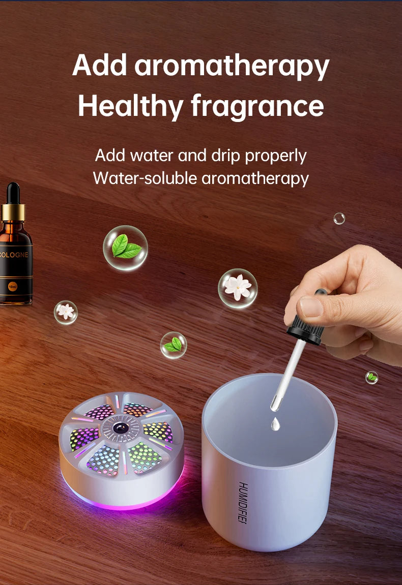 Mini Humidificador de Aire 180ML Aromaterapia