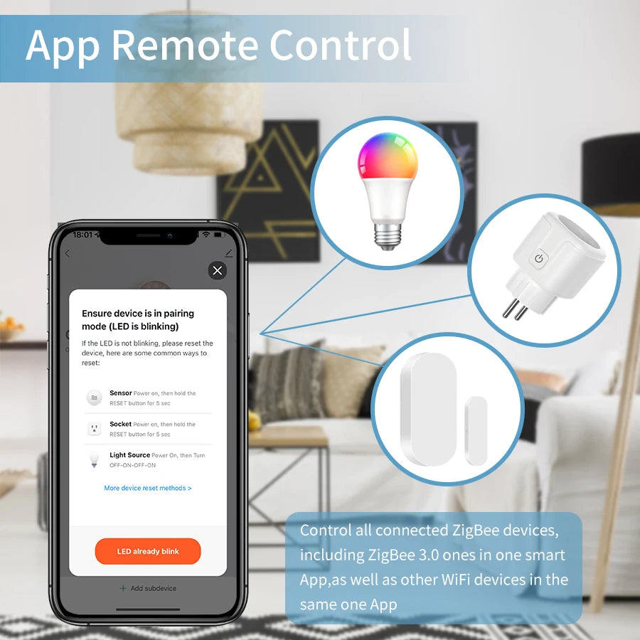 Puente de Enlace Inteligente Tuya Bluetooth para Hogar