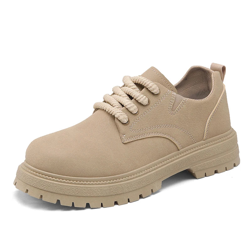 Alta calidad, zapatos informales de cuero para negocios, cómodos zapatos italianos de fondo grueso para hombre, zapatos Oxford antideslizantes para exteriores