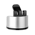 Afilador de cuchillos de Chef de cocina de bolsillo mejorado de 2 etapas, Mini afilador de cuchillos con ventosa, herramienta de afilado de cocina portátil
