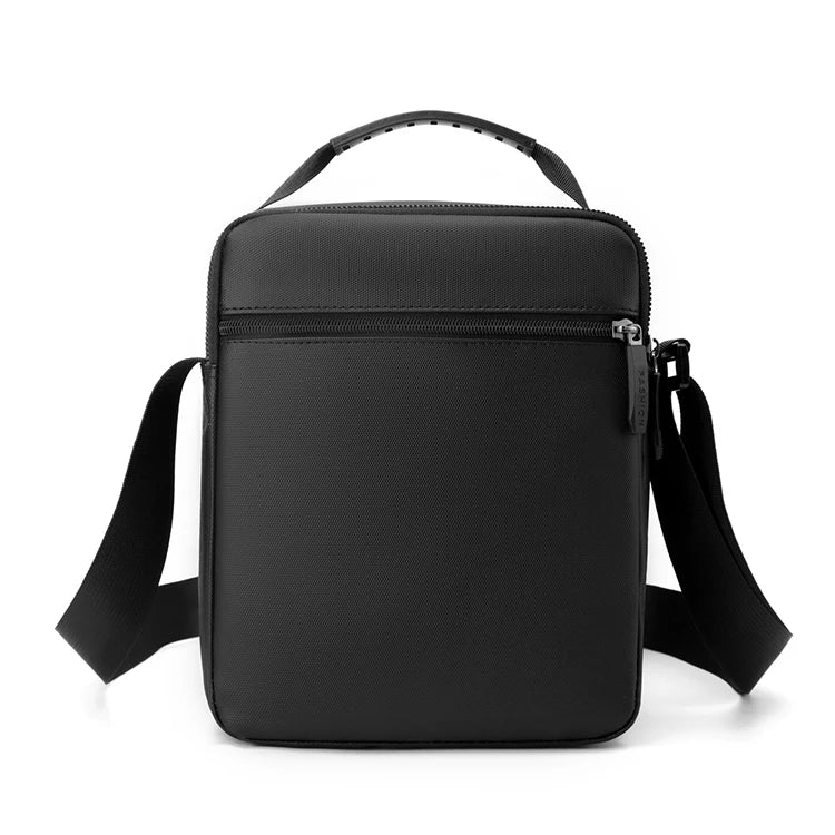 Bolso bandolera duradero, correa ajustable para el hombro, diseño multicapa, cremallera segura: bolsa de almacenamiento multifuncional