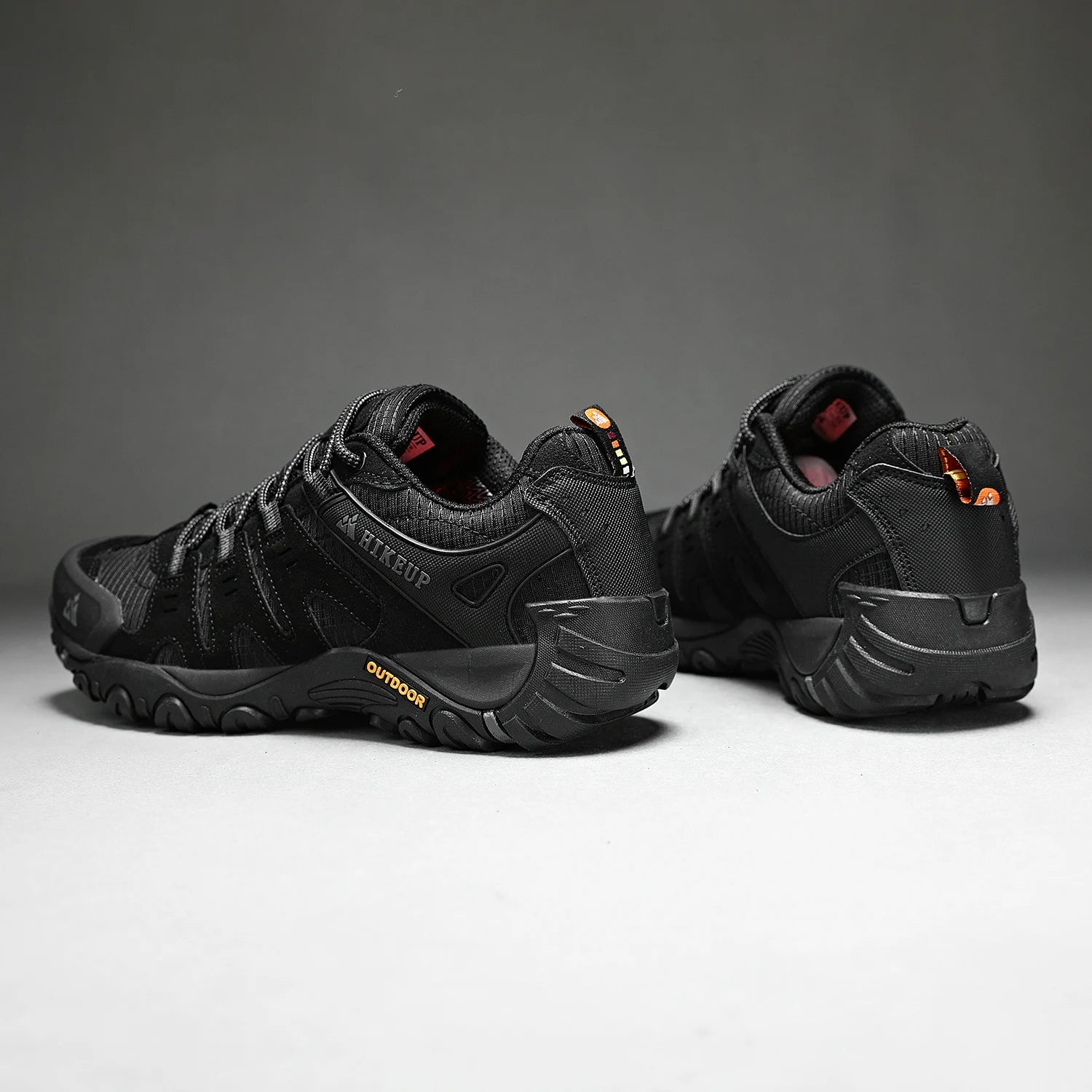 Zapatos de senderismo HIKEUP para hombre, zapatos de exterior de piel de ante, zapatillas tácticas resistentes al desgaste para senderismo, caminar y cazar