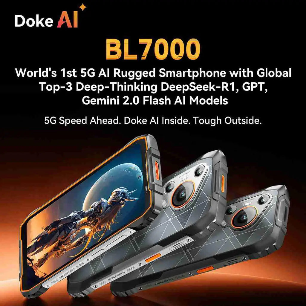 Blackview BL7000 5G — Smartphone Resistente 6,78" 120Hz 7700mAh Android 15