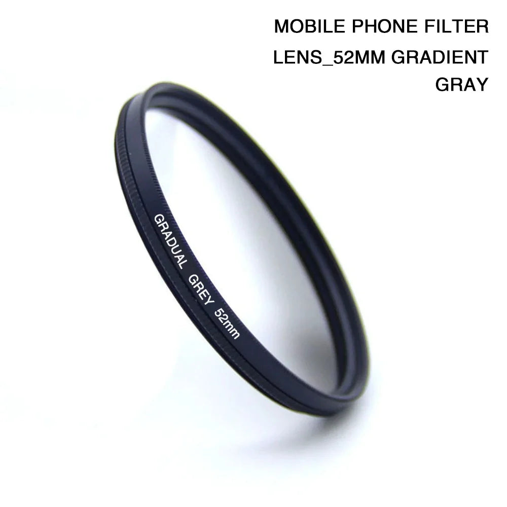 Filtro Polarizador CPL 52MM con Clip para Teléfono Móvil