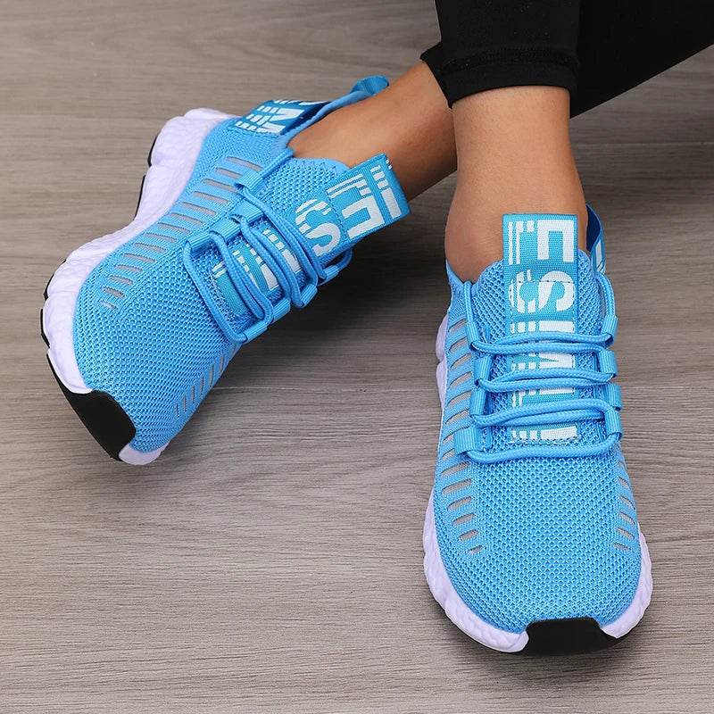 Zapatillas deportivas de plataforma para mujer — transpirables y cómodas