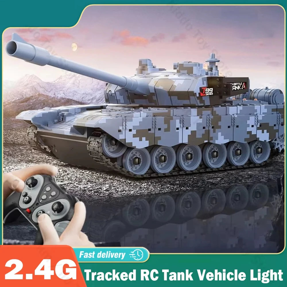 Tanque Teledirigido RC con Orugas 2.4G para Niños