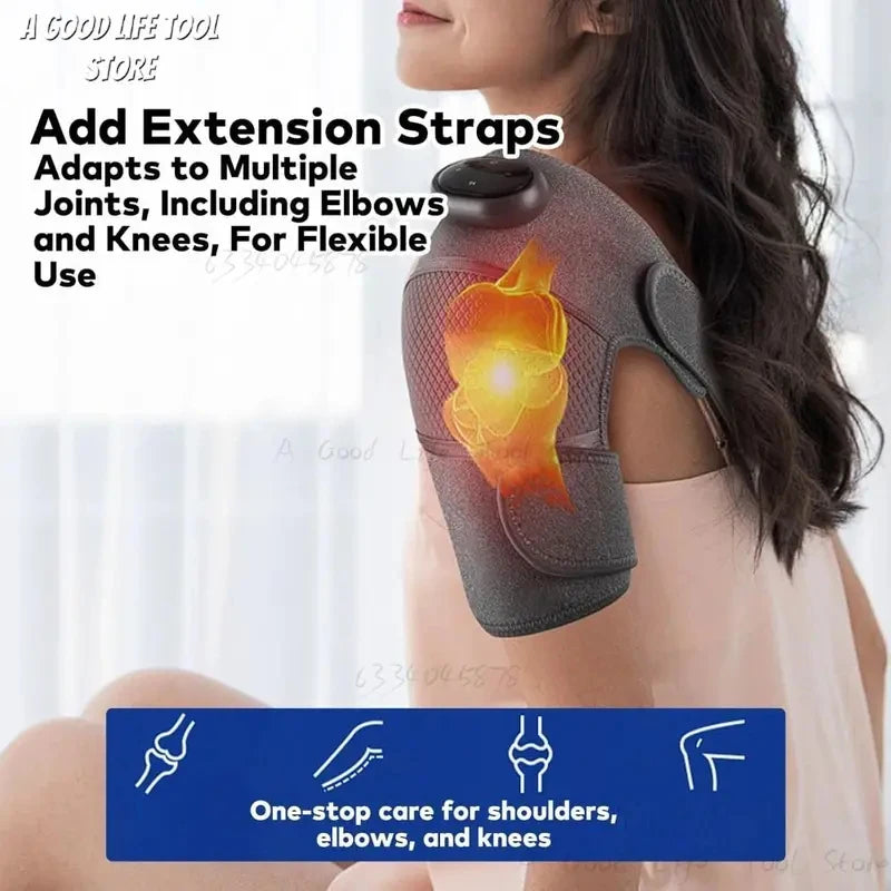 Masajeador Eléctrico de Rodilla con Calor Inalámbrico 5 Niveles