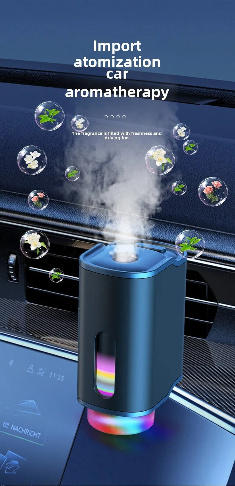 Difusor de aromas eléctrico para ventilación de auto