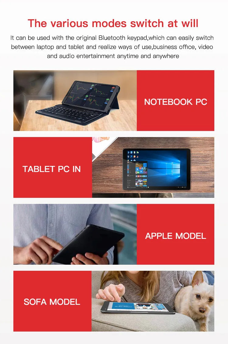 Gran oferta 4GB/8GB RAM 64GB/128GB ROM 8 pulgadas 64bit Windows 10 tabletas PC X5-Z8350 1,44 GHz Quad-Core Mini tableta cámara Dual