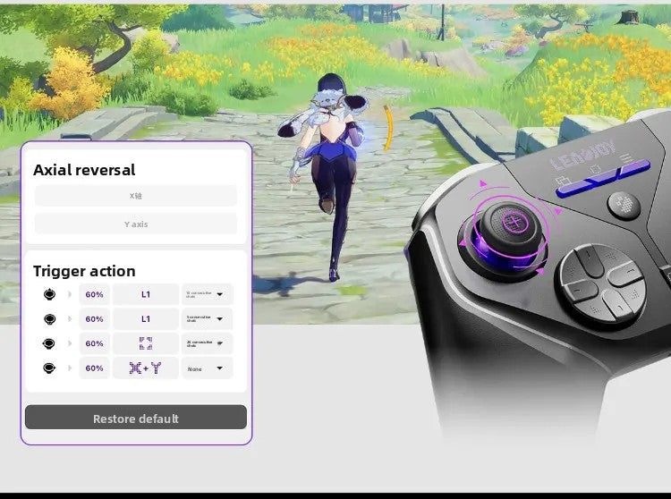 Control Inalámbrico para Juegos LeadJoy XENO Plus, Control de Movimiento FPS, Giroscopio, Joystick TMR, Compatible con PC, Switch2, Steam Deck, iOS, Android, Apex