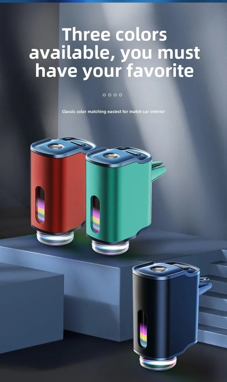 Difusor de aromas eléctrico para auto con ventilación y aceites esenciales